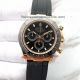 Swiss Copy Rolex Daytona Watch Gold Black Dial Ceramic Bezel Rubber Band (3)_th.jpg